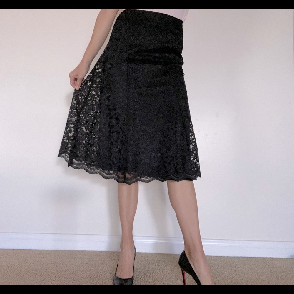 Nine West Knee Length Lace Skirt (2P)